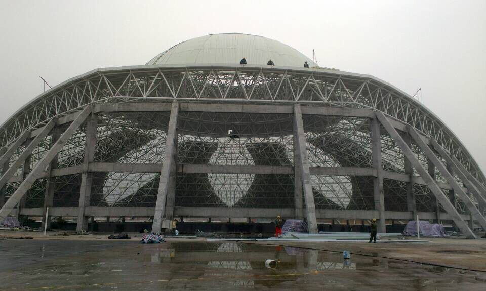 五常温泉馆网架工程